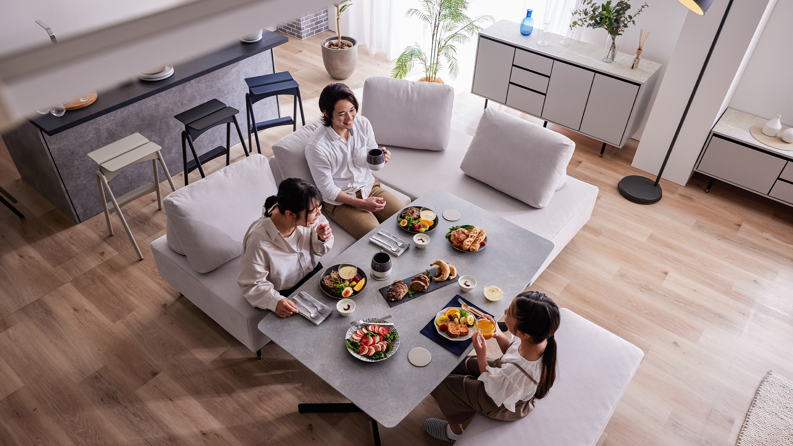 Carlo／カルロ アイランド型ソファ | Literie 公式オンラインショップ